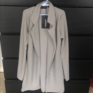 Pretty Little Thing grey blazer new w tags